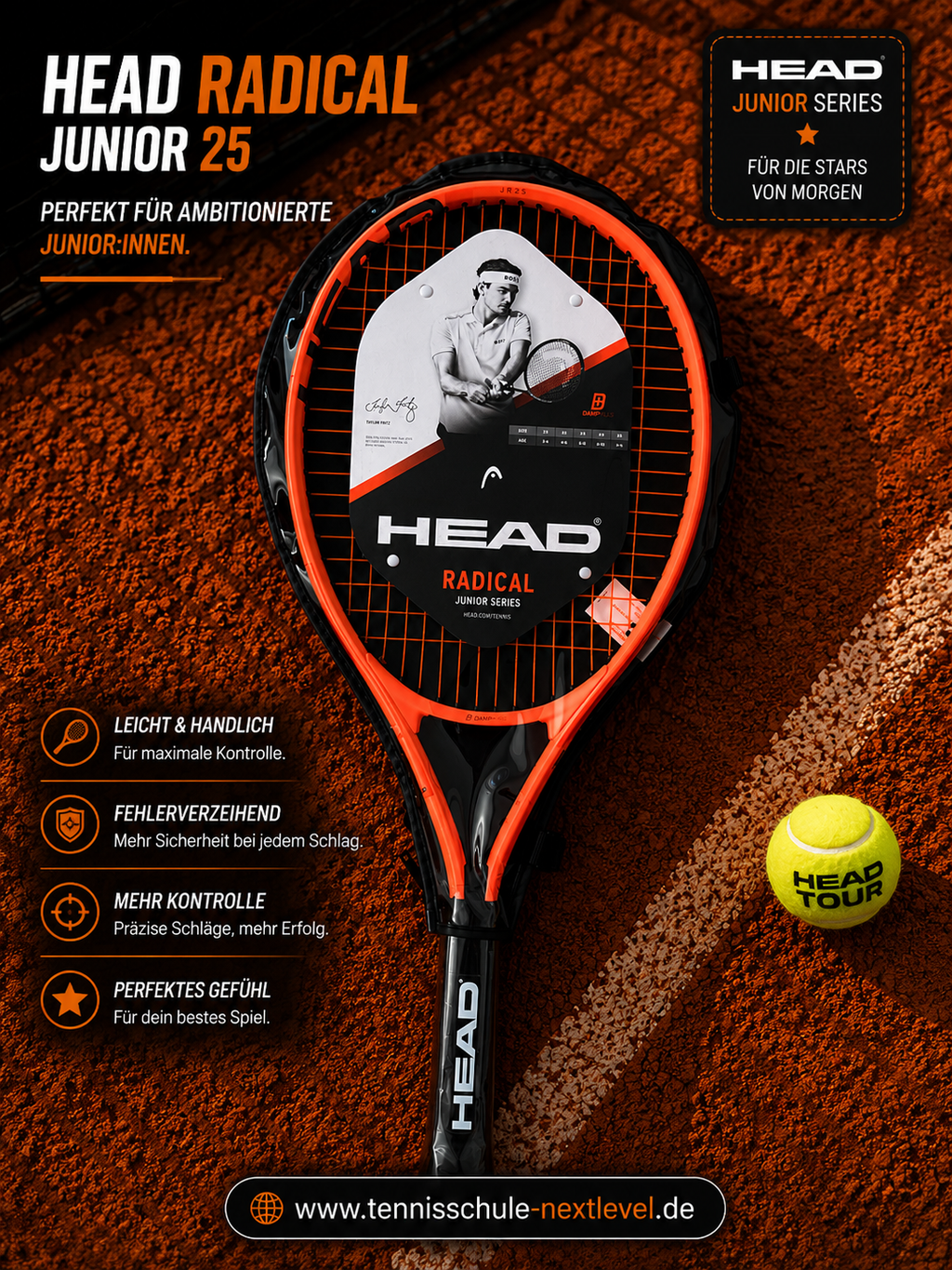Head Radical 25 Juniorschläger