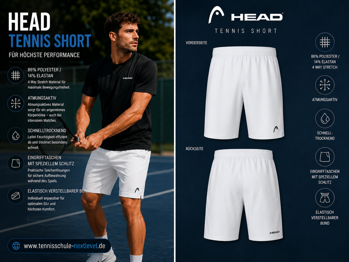 Head Short Men Performance