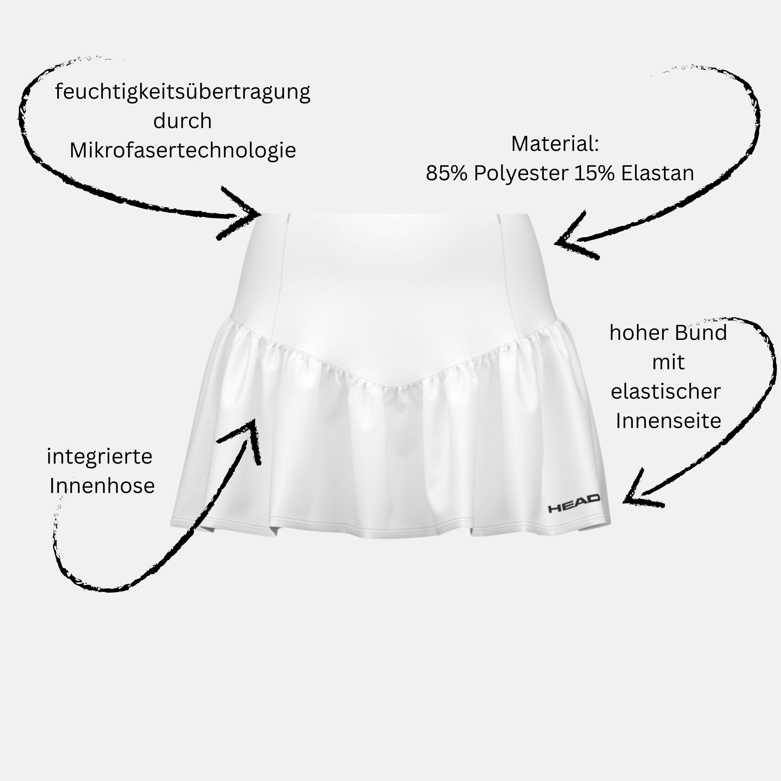 Head Move Skort Women