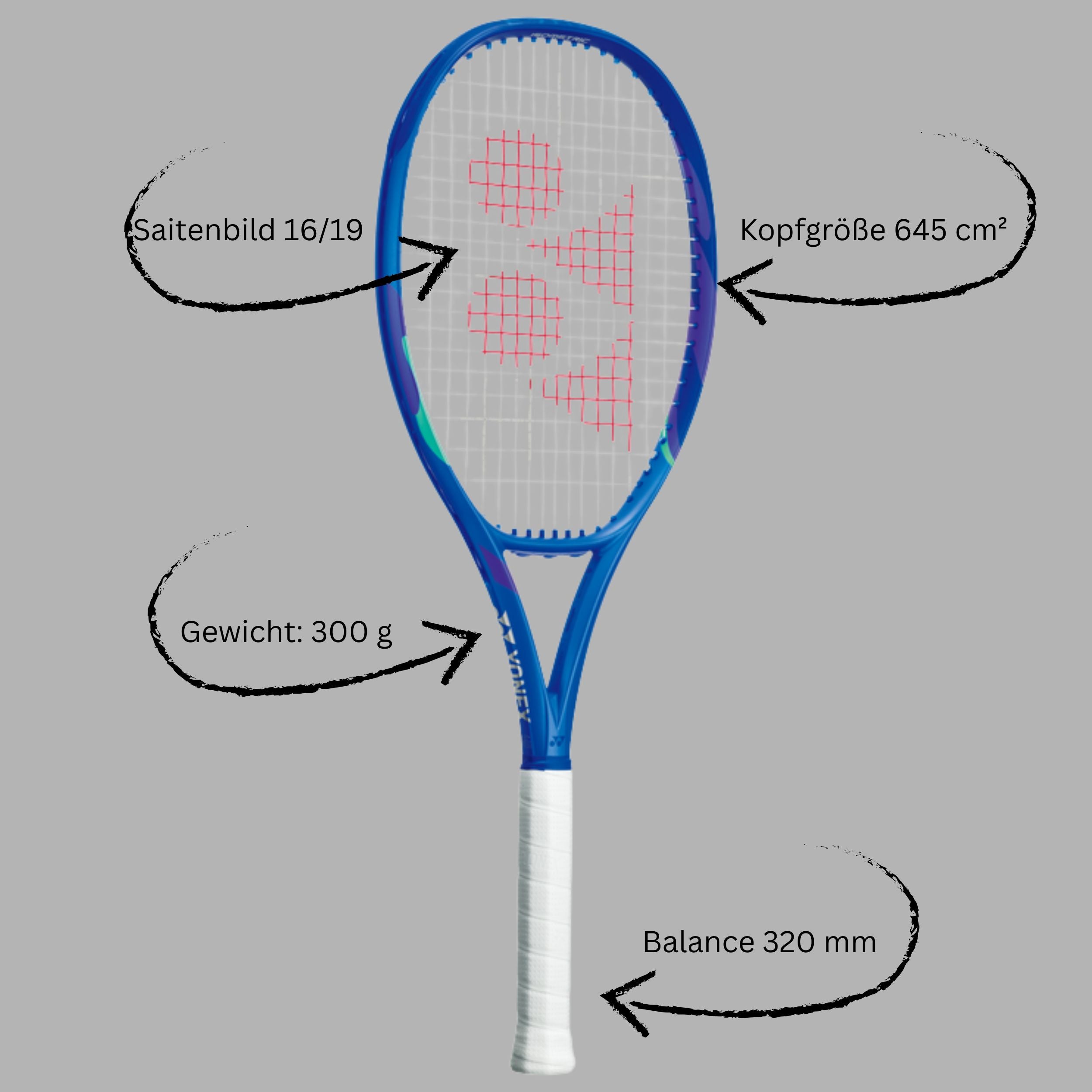 Yonex EZone 100 (300 g) Power trifft auf Komfort