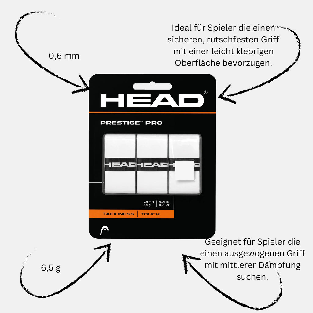 Head Overgrip Prestige Pro 3er Pack