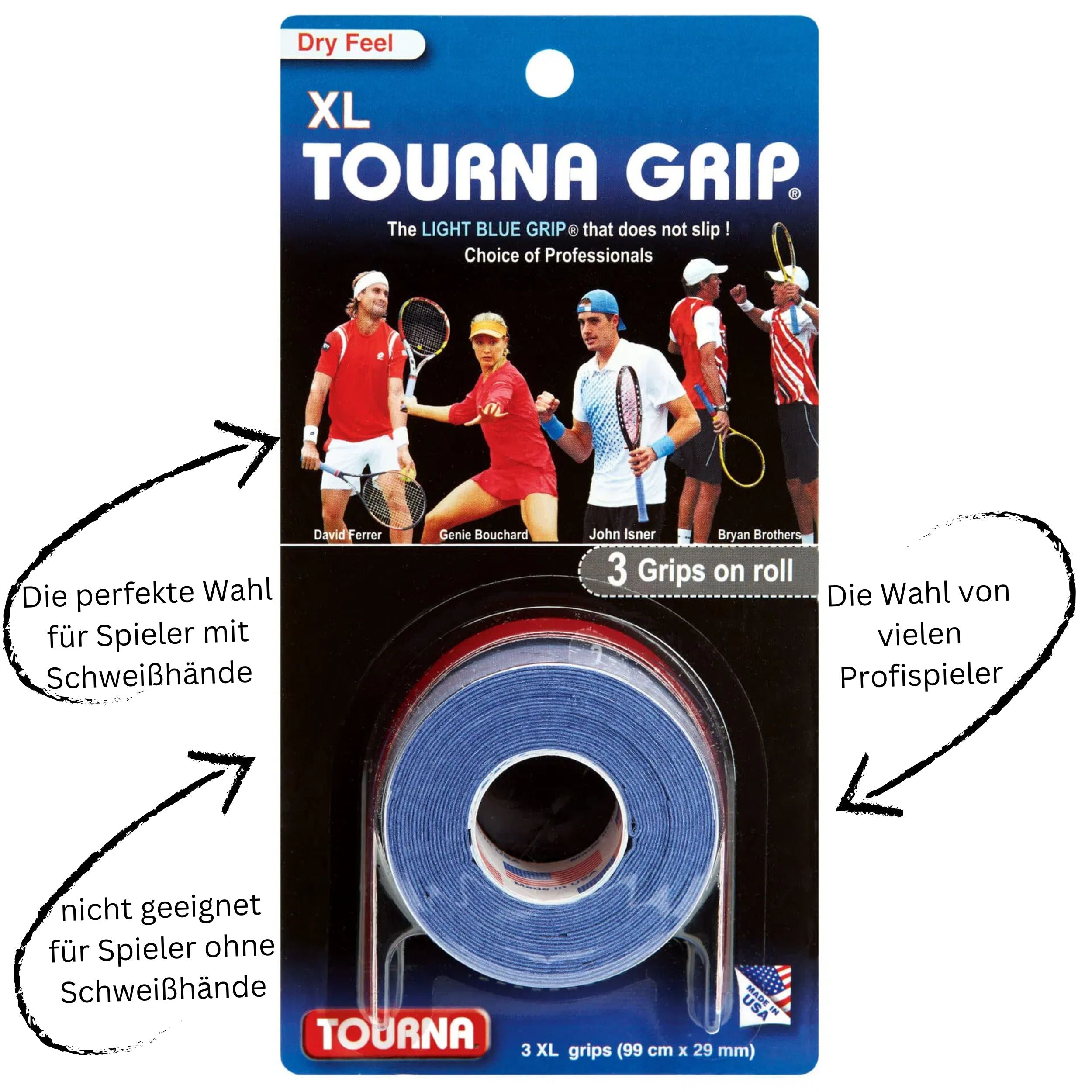 Tourna Grip 3er XL